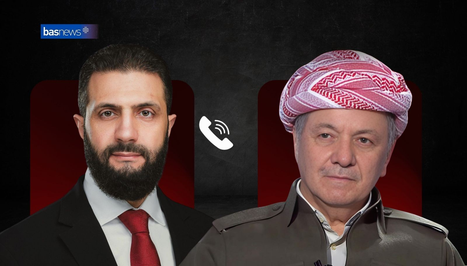 Serok Barzanî û Ehmed Şera bi rêya telefonê rewşa niha ya herêmê gotûbêj kirin