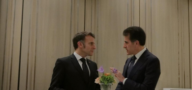 إيمانويل ماكرون يبحث مع نيجيرفان بارزاني أوضاع المنطقة