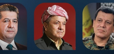 مظلوم عبدي يؤكد للرئيس مسعود بارزاني ومسرور بارزاني تضامنه لحماية المكتسبات والحقوق الكوردية