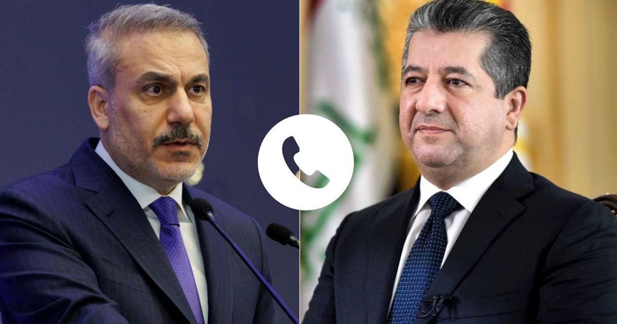 Prime Minister Masrour Barzani and Foreign Minister Hakan Fidan Discuss Regional Developments