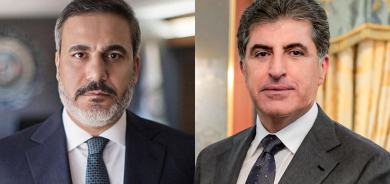 President Nechirvan Barzani and Foreign Minister Hakan Fidan discuss regional developments