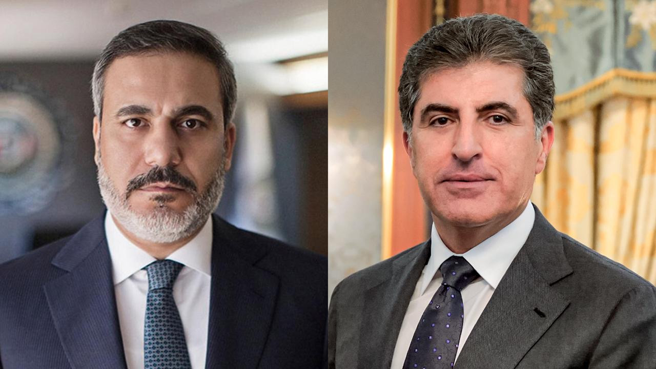 President Nechirvan Barzani and Foreign Minister Hakan Fidan discuss regional developments