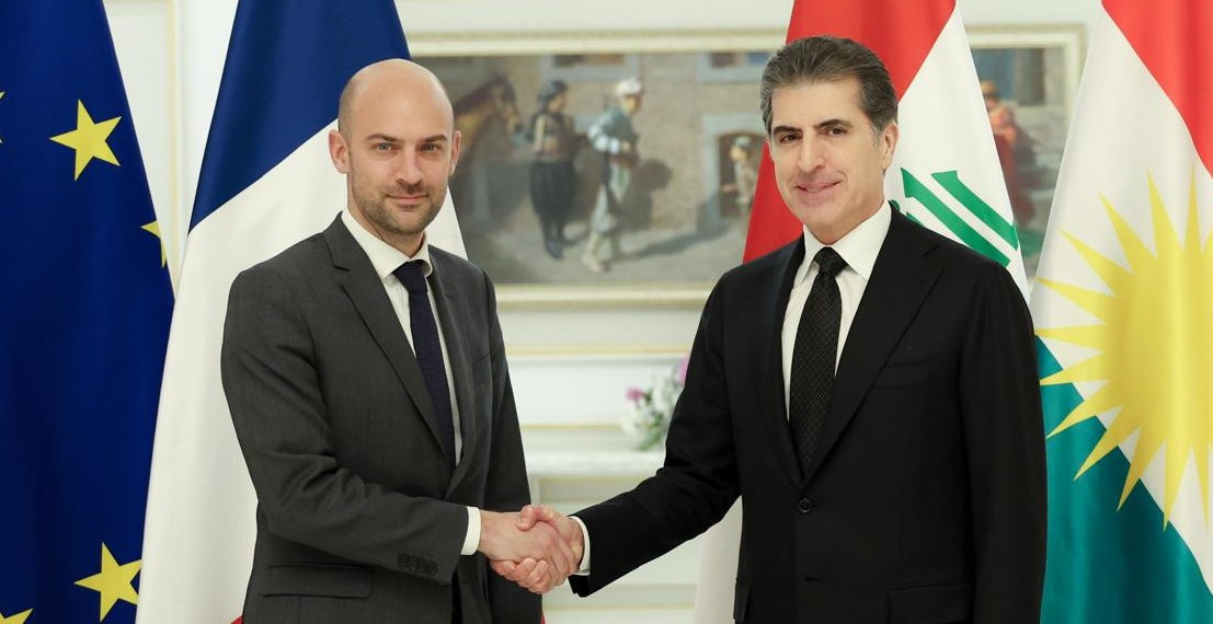 President Nechirvan Barzani and French Foreign Minister discuss the developments in the region
