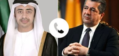 رئيس حكومة إقليم كوردستان ووزير خارجية الإمارات يناقشان آخر التطورات في المنطقة