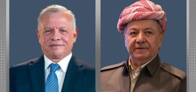 ســـەرۆک مــەســعـــود بــارزانــی و بەڕێز شا عەبدولڵای پاشای ئۆردن پەیوندییەکی تەلەفۆنیان ئەنجامدا.