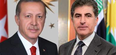 نيجيرفان بارزاني وأردوغان يبحثان تطورات الأوضاع في المنطقة والتحديات الأمنية