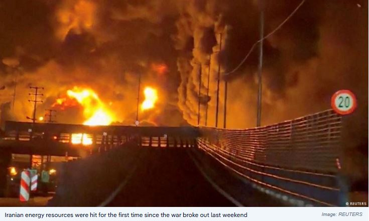 Israel Strikes Iranian Oil Depots as Iran Moves Toward Naming New Supreme Leader