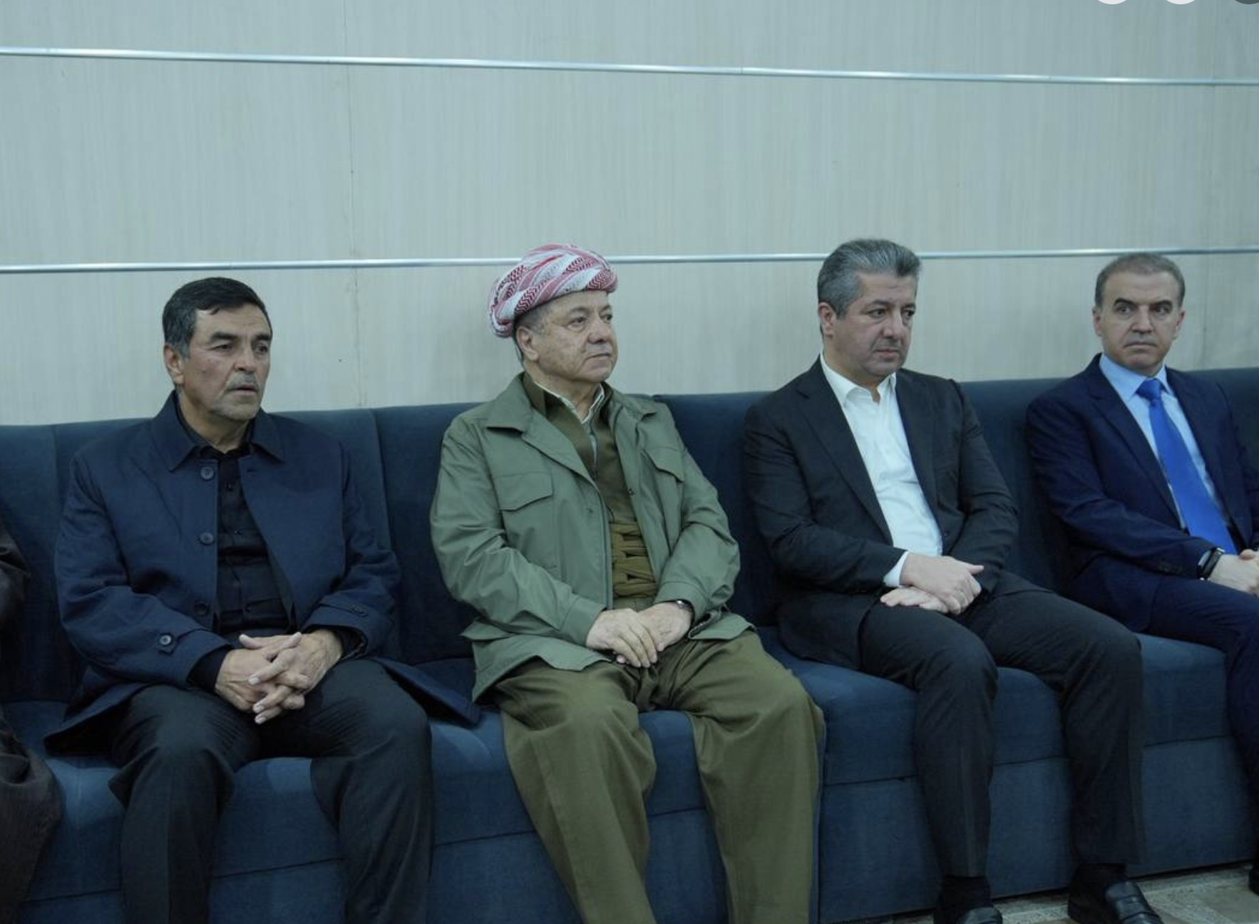 Serok Barzanî beşdarî serxwaşiya Welat Tahir bû