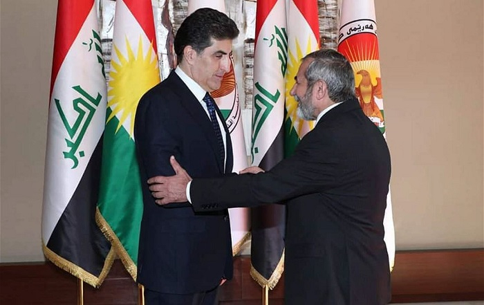 President Nechirvan Barzani receives KIU Secretary General Salahuddin Mohammed Bahauddin