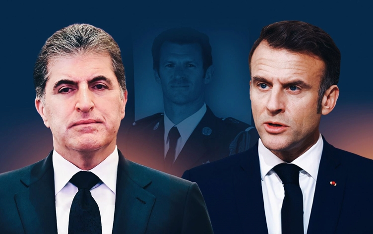 Nêçîrvan Barzanî û Emmanuel Macron li ser êrişa li Mexmûrê axivîn