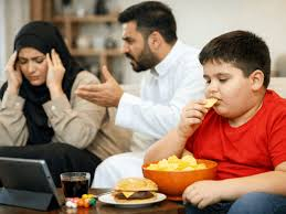توتر الوالدين… عامل خفي يزيد سمنة الأطفال