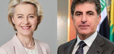 نيجيرفان بارزاني ورئيسة الاتحاد الأوروبي يؤكدان ضرورة إيجاد حلول سياسية لمنع اتساع الصراع بالمنطقة