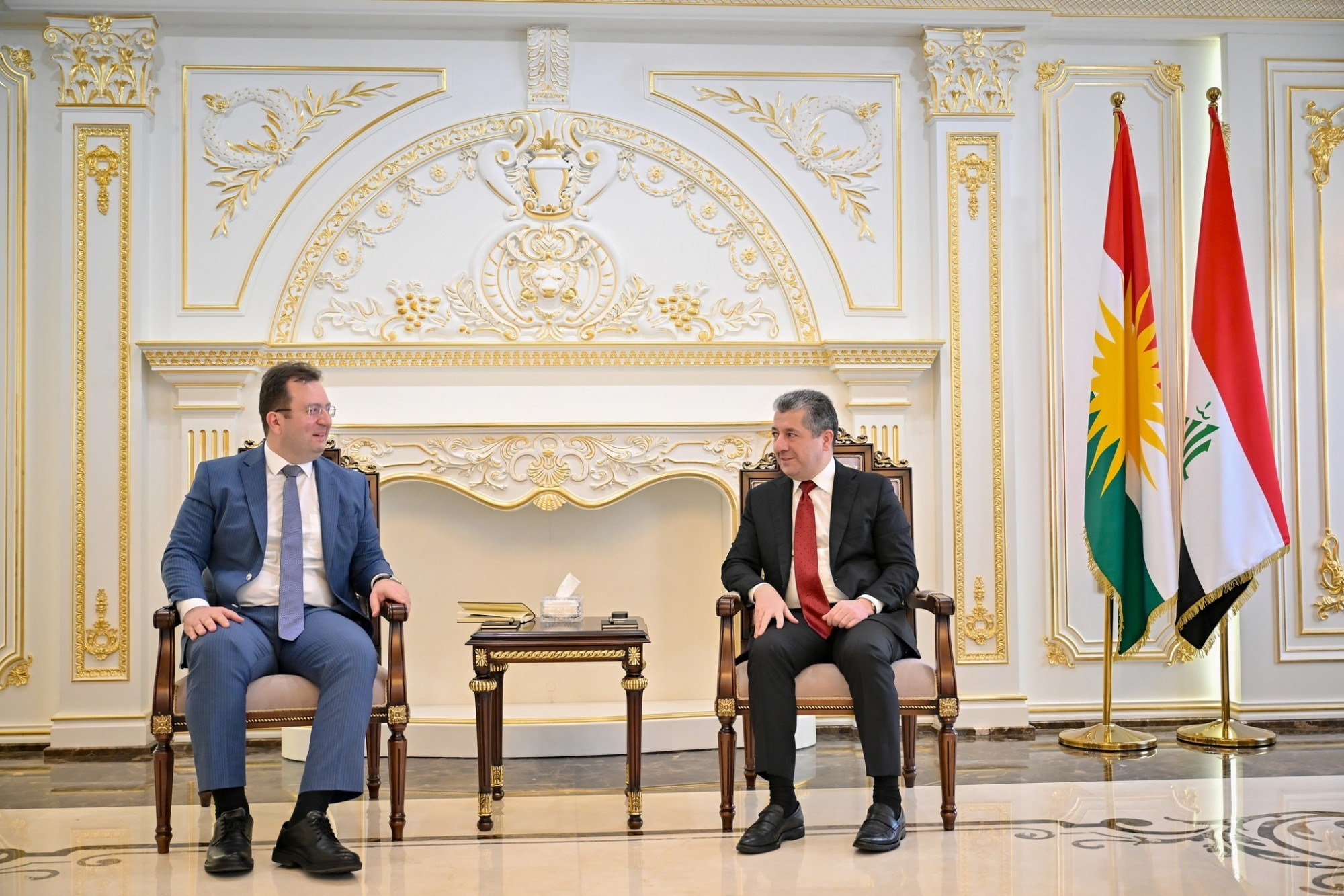 Serokê Hikûmeta Herêma Kurdistanê pêşwazî li Konsulê Giştî yê Tirkiyê li Hewlêrê kir