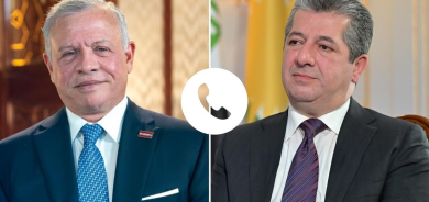 رئيس حكومة إقليم كوردستان وملك الأردن يبحثان هاتفياً مستجدات الأوضاع في المنطقة