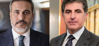 هاكان فيدان لنيجيرفان بارزاني: آمل أن يكون نوروز عاملاً لتعزيز الصداقة والوئام