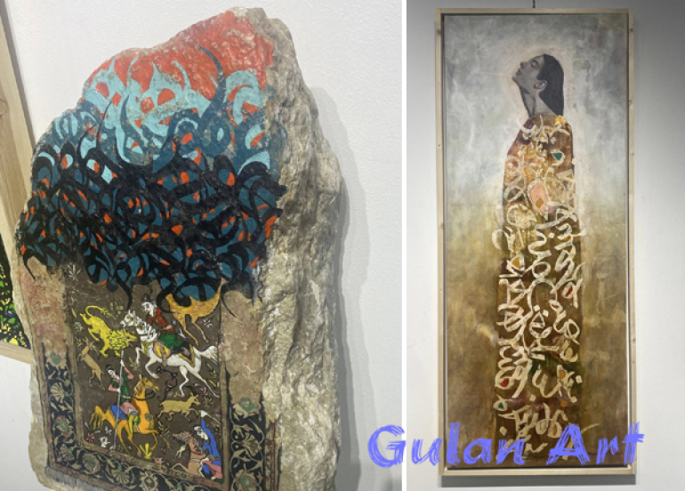 هونەرمەند مەریوان پیرباڵ پێشانگەیەكی تایبەتی شێوەكاری كردەوە