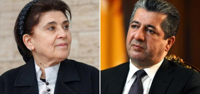 ليلى زانا تعزّي مسرور بارزاني: شهداء البيشمركة أحياء في وجدان الشعب