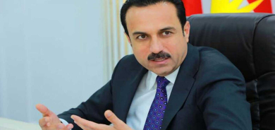 أوميد خوشناو: هطول 575 ملم من الأمطار في مركز مدينة أربيل خلال هذا العام وحده