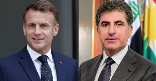 Emmanuel Macron Condemns Drone Attack on Nechirvan Barzani Residence in Duhok