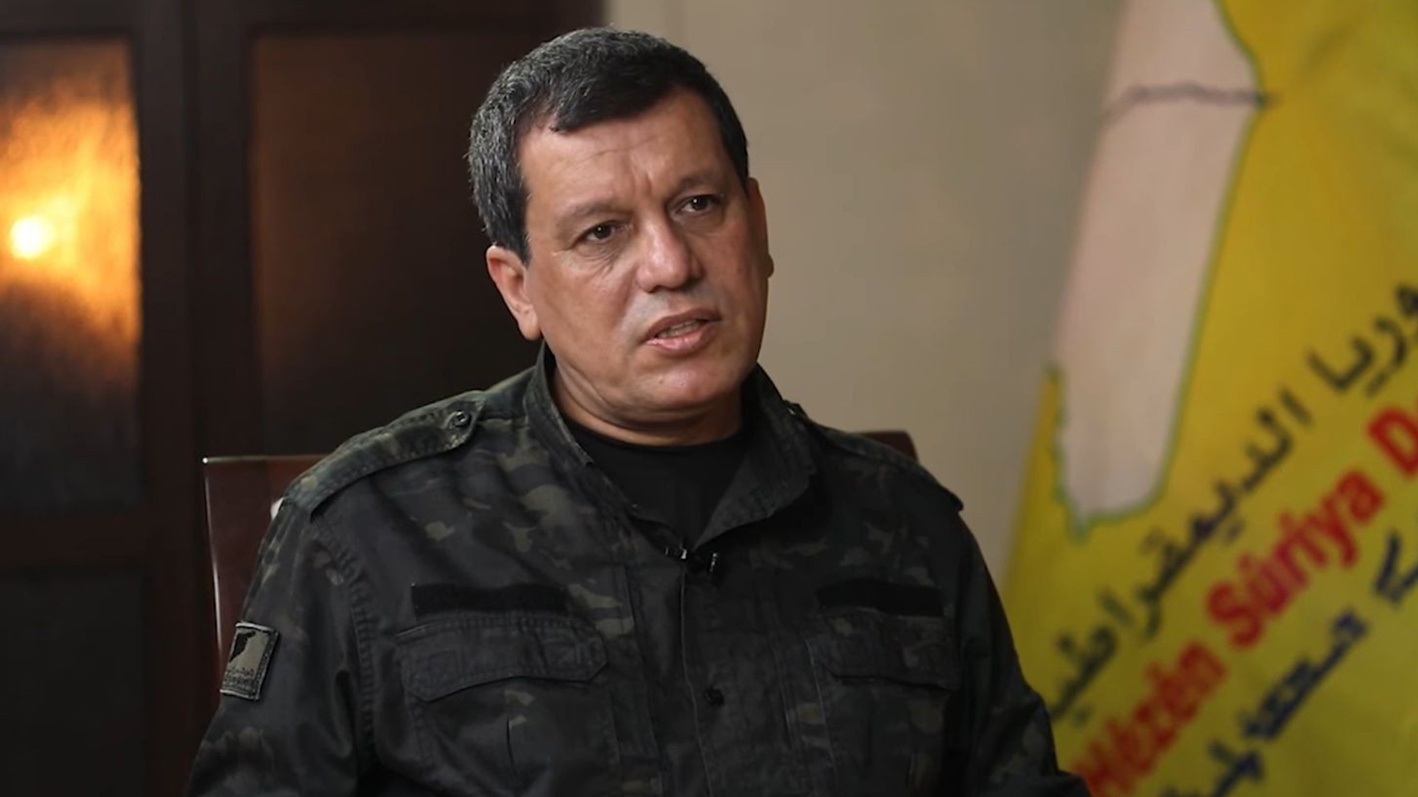 مظلوم عبدي يدين الهجوم الذي استهدف منزل نيجيرفان بارزاني