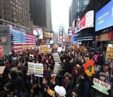 بڵاوبوونەوەی ناڕەزایەتی جیهانی دژی شەڕ