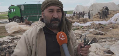 Rojavayê Kurdistanê: Di êrişa bi dronan de 12 hezar kîs genim şewitîn