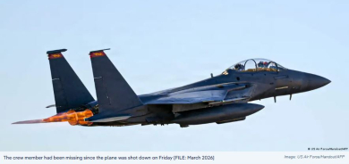 U.S. Airman Rescued After Iran Downs F-15E