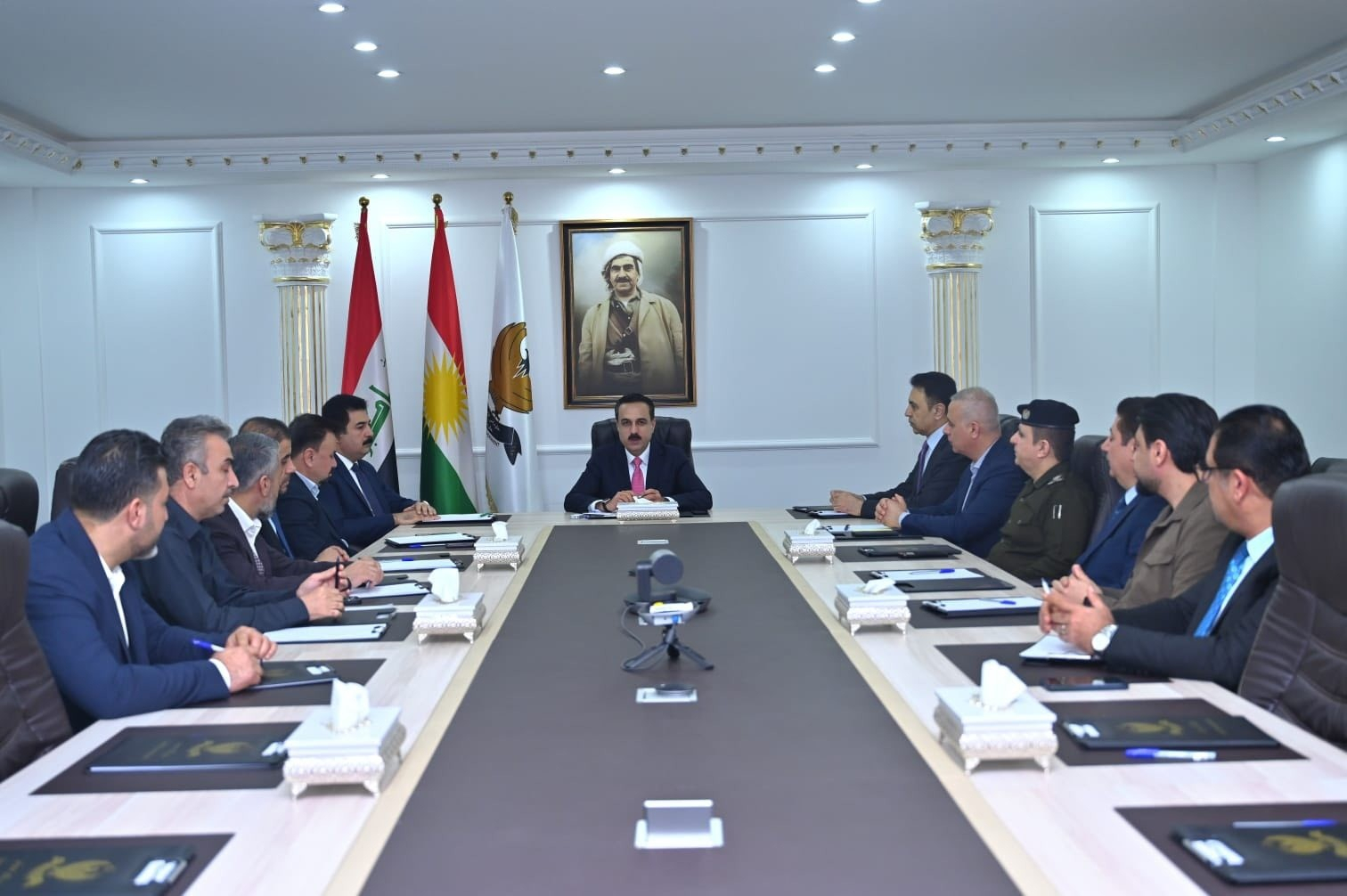 محافظ أربيل يترأس اجتماعاً موسعاً لمعالجة أزمة 