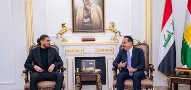 محافظ أربيل يستقبل النجم الدولي 