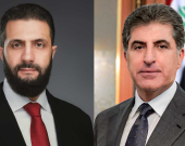 نيجيرفان بارزاني يتلقى اتصالاً هاتفياً من أحمد الشرع