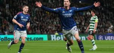 «أبطال أوروبا»: آرسنال يضع قدماً في نصف النهائي بالفوز في لشبونة