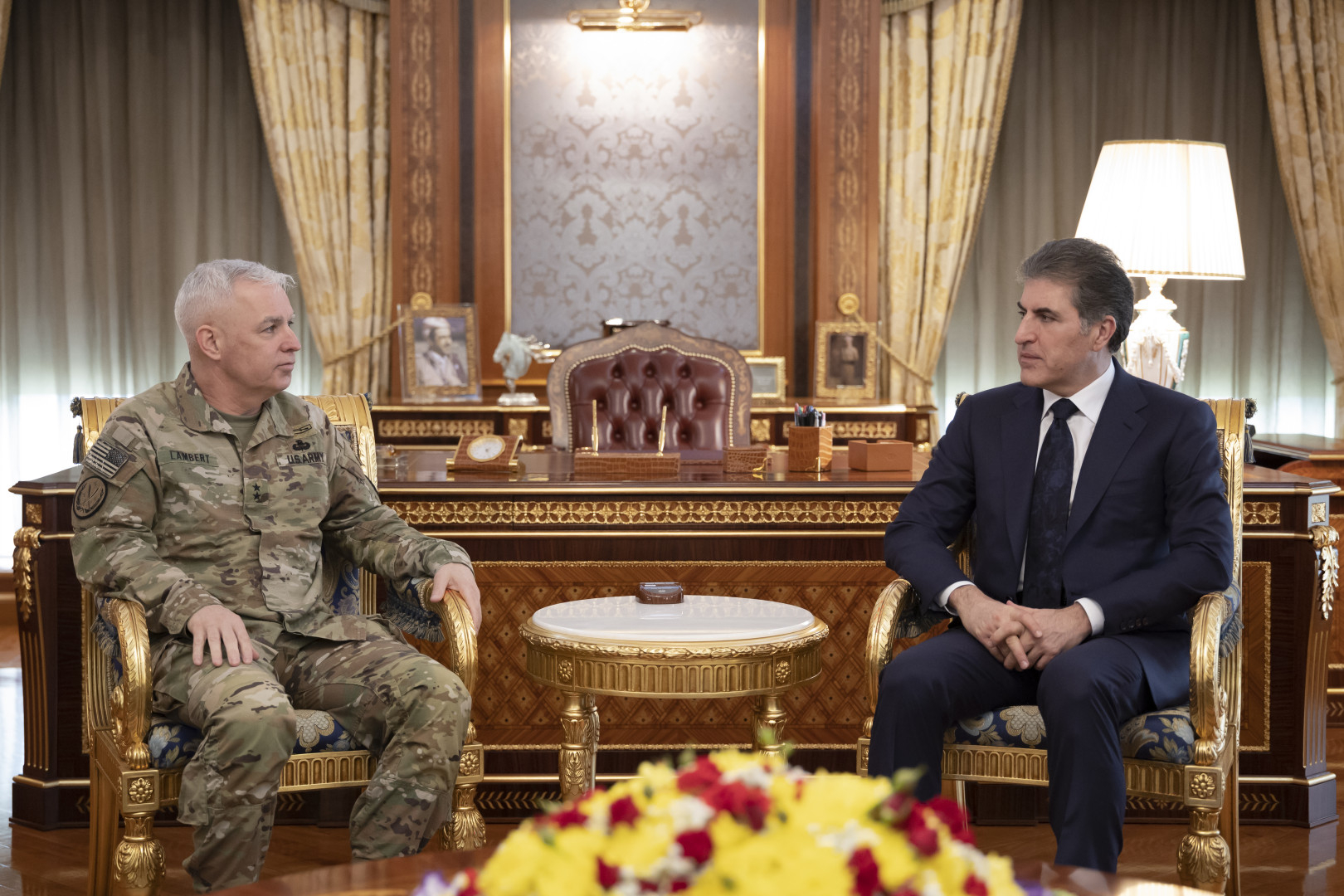 Kurdistan Region President Meets Coalition Commander to Discuss Security Developments