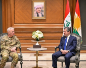 Prime Minister Masrour Barzani receives Commander of Coalition Forces in Iraq and Syria