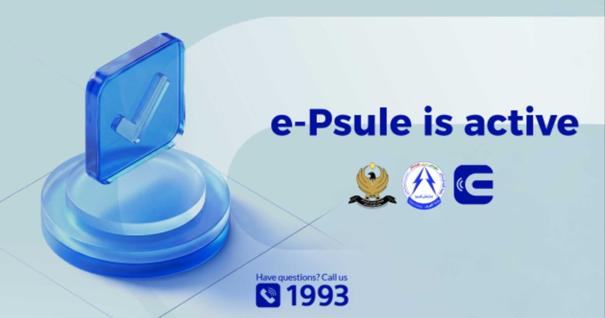 KRG’s e-Psûle payment platform is back online following enhancements in the MoEL system