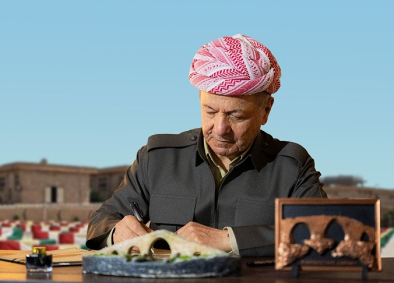 Serok Mesûd Barzanî: Enfal di dilê xelkê Kurdistanê de birîneke kûr e