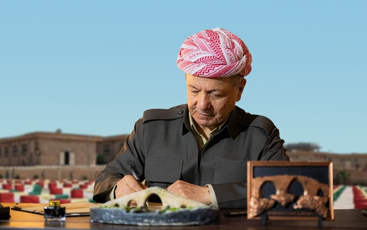 Serok Mesûd Barzanî: Enfal di dilê xelkê Kurdistanê de birîneke kûr e