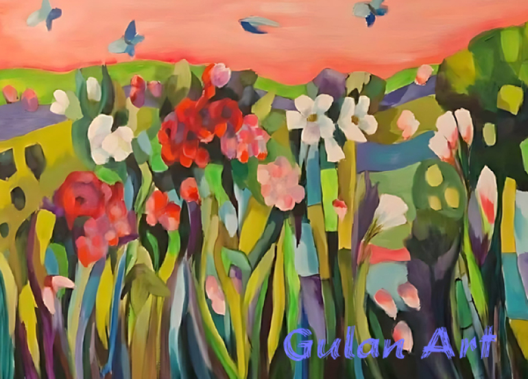 ئاوازەكانی ڕەنگ و ژیان.. خوێندنەوەیەك بۆ جیهانی هونەریی نەسرین مەحموود