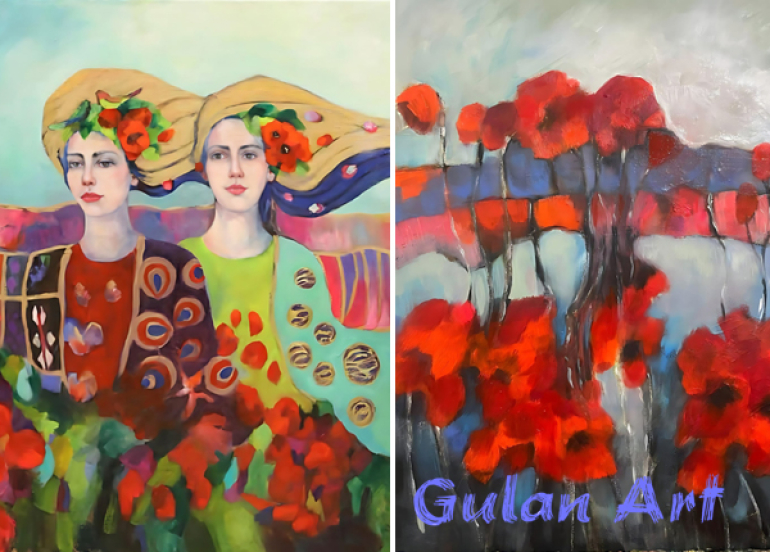 ئاوازەكانی ڕەنگ و ژیان.. خوێندنەوەیەك بۆ جیهانی هونەریی نەسرین مەحموود