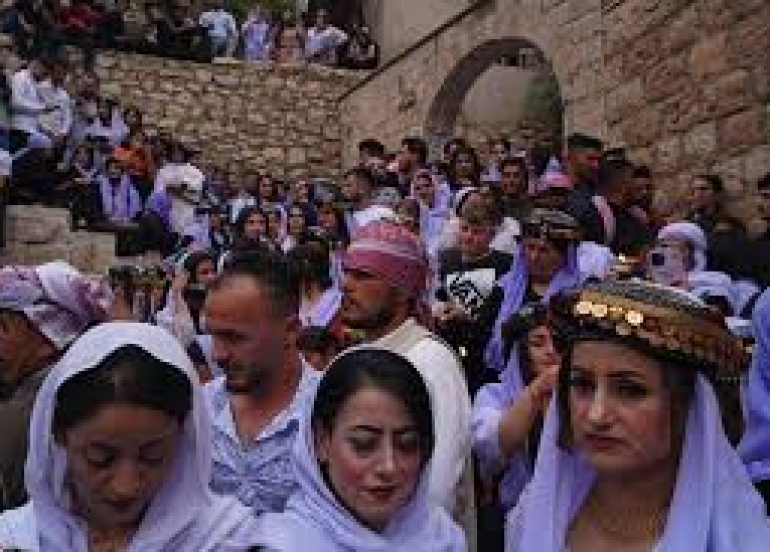 رأس السنة الإيزيدية يحلّ هذا العام دون احتفالات في لالش