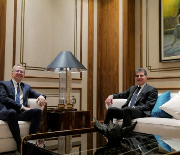 نيجيرفان بارزاني والسفير الفرنسي يؤكدان أهمية استمرار وقف إطلاق النار في المنطقة