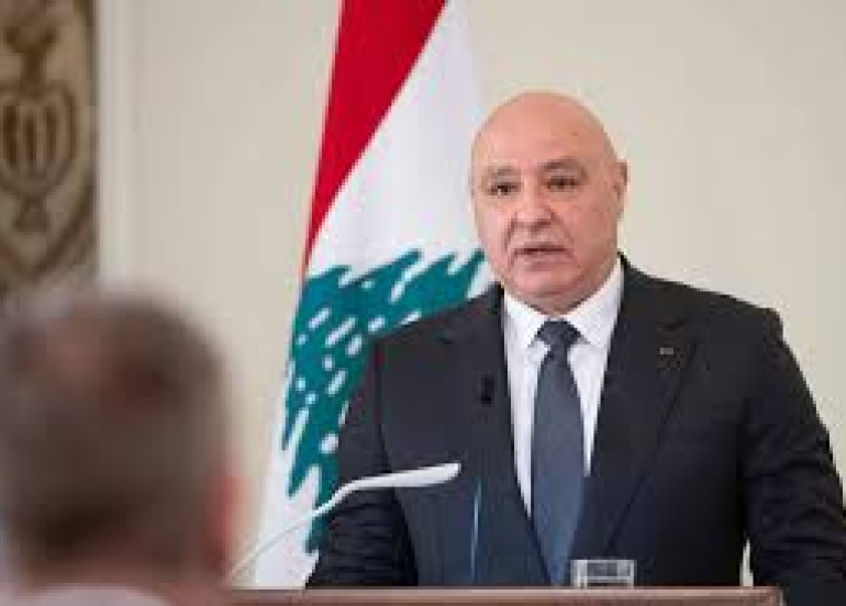 الرئيس اللبناني: وقف إطلاق النار هو «المدخل الطبيعي» للمفاوضات المباشرة مع إسرائيل