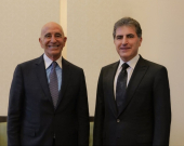 نيجيرفان بارزاني يبحث مع توم باراك التطورات الإقليمية