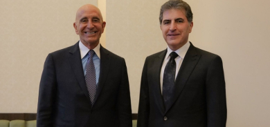 نيجيرفان بارزاني يبحث مع توم باراك التطورات الإقليمية