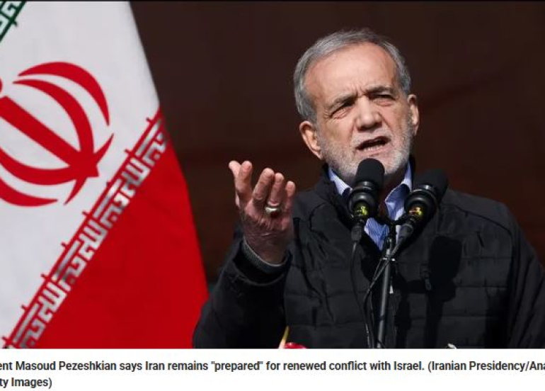 Pezeshkian Rejects U.S. Pressure on Iran’s Nuclear Program as Hormuz Tensions Threaten Ceasefire