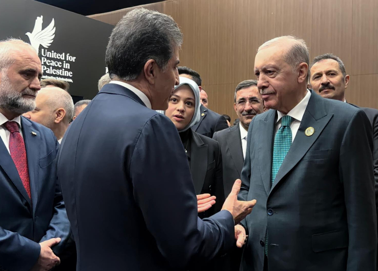 نێچیرڤان بارزانی لە ئەنتالیا .  .  . نوێنەرایەتیکردنی شكۆی  سیاسیی هەرێمی كوردستان