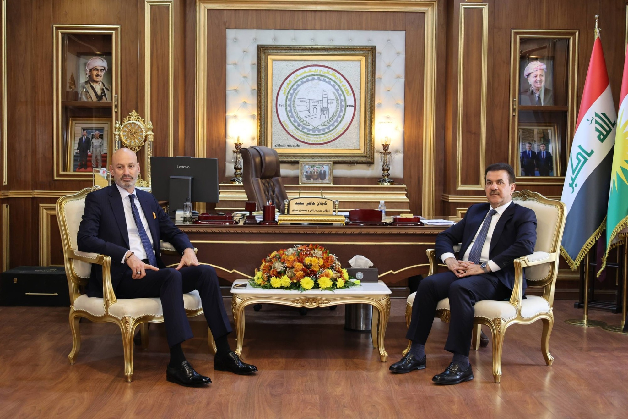 تجارة وصناعة العاصمة أربيل تبحث مع 