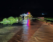 Li Efrînê ji ber lehiyê zarokek xeniqî û ziyanên mezin gihîştin cotkaran