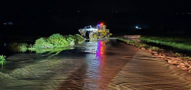 Li Efrînê ji ber lehiyê zarokek xeniqî û ziyanên mezin gihîştin cotkaran