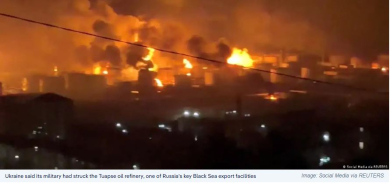 Ukrainian Drone Strike on Russia’s Tuapse Port Kills One; German Woman Arrested in Alleged Bomb Plot