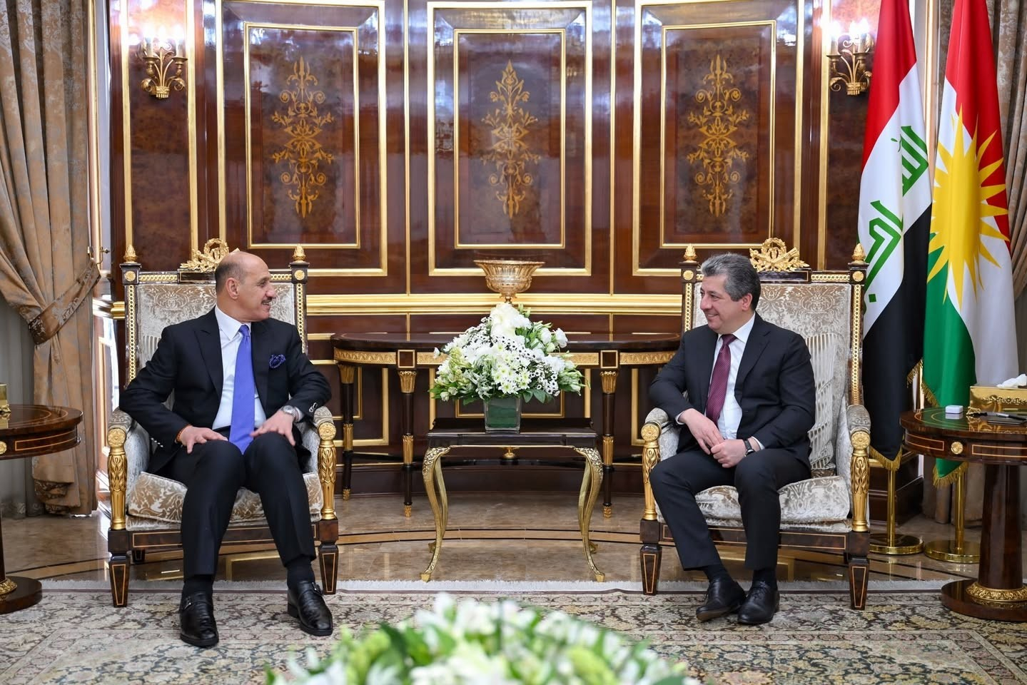 Mesrûr Barzanî û Ednan Dercal rewşa werzişê li Iraq û Herêma Kurdistanê gotûbêj kirin